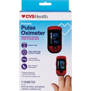 slide 1 of 1, CVS Health Pulse Oximeter, 1 ct