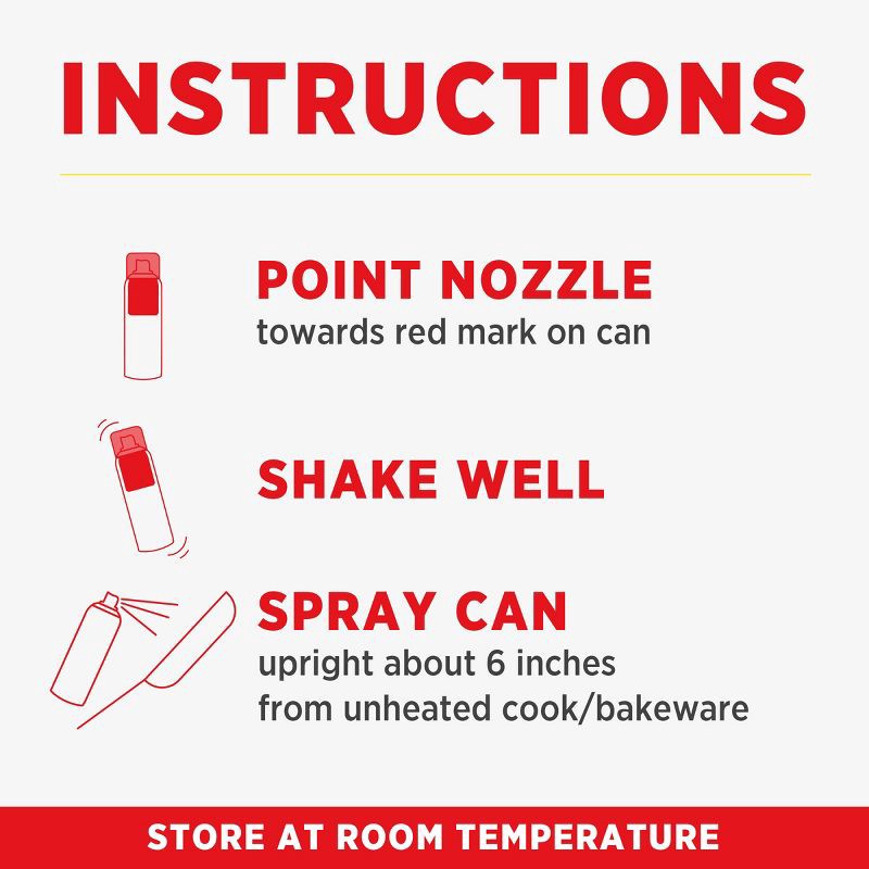 slide 5 of 5, PAM 100% Natural Fat-Free Original Canola Oil Cooking Spray - 8oz, 8 oz