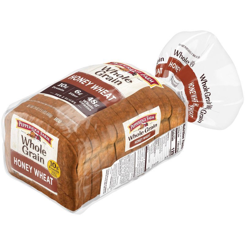 slide 5 of 6, Pepperidge Farm Whole Grain Honey Wheat Bread - 24oz, 24 oz
