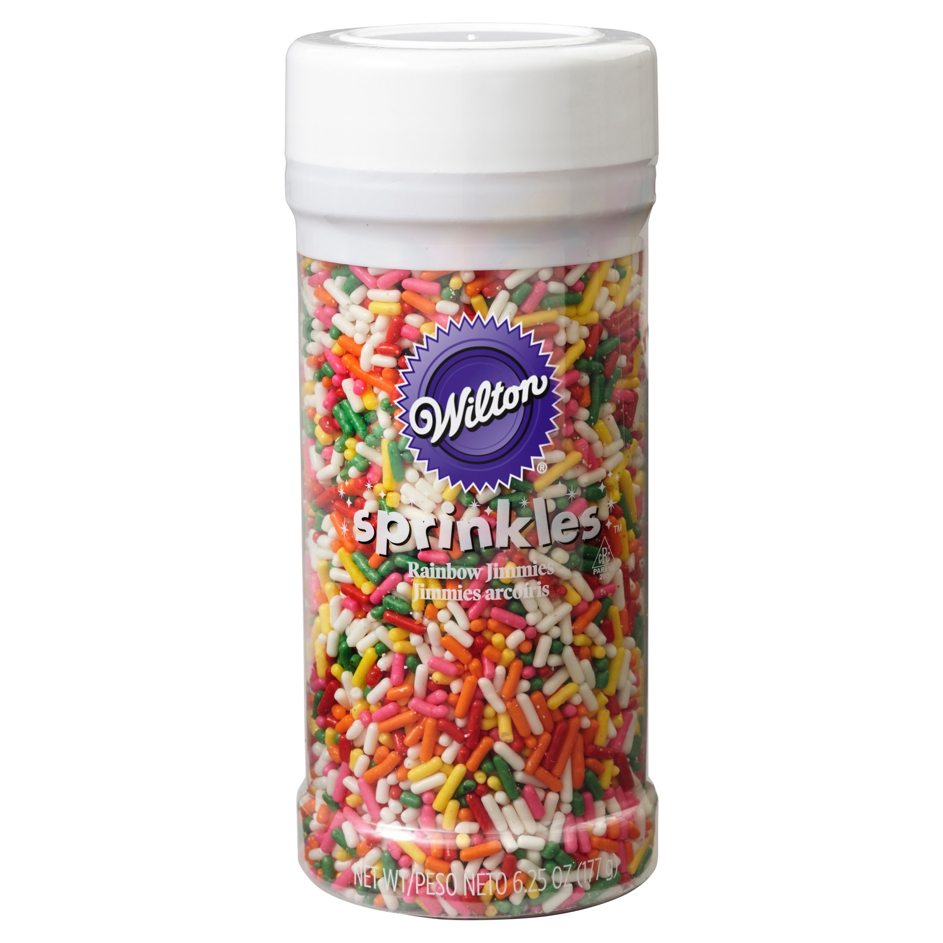 slide 1 of 3, Wilton Rainbow Jimmies Sprinkles, 6.25 oz