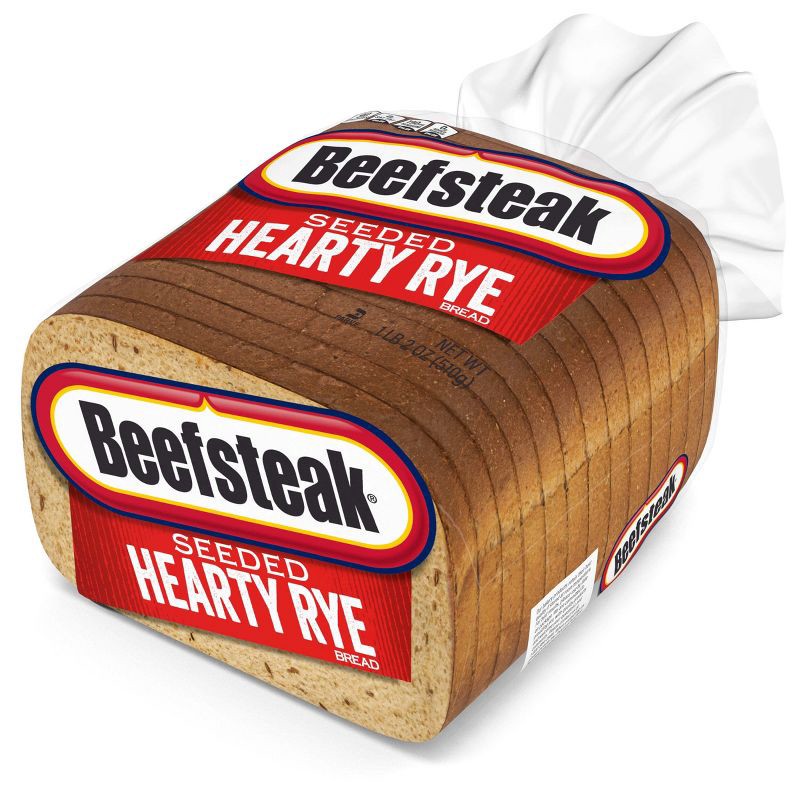 slide 2 of 7, Beefsteak Seeded Hearty Rye Bread - 18oz, 18 oz