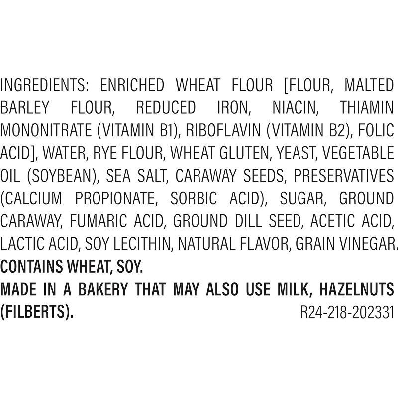 slide 3 of 7, Beefsteak Seeded Hearty Rye Bread - 18oz, 18 oz