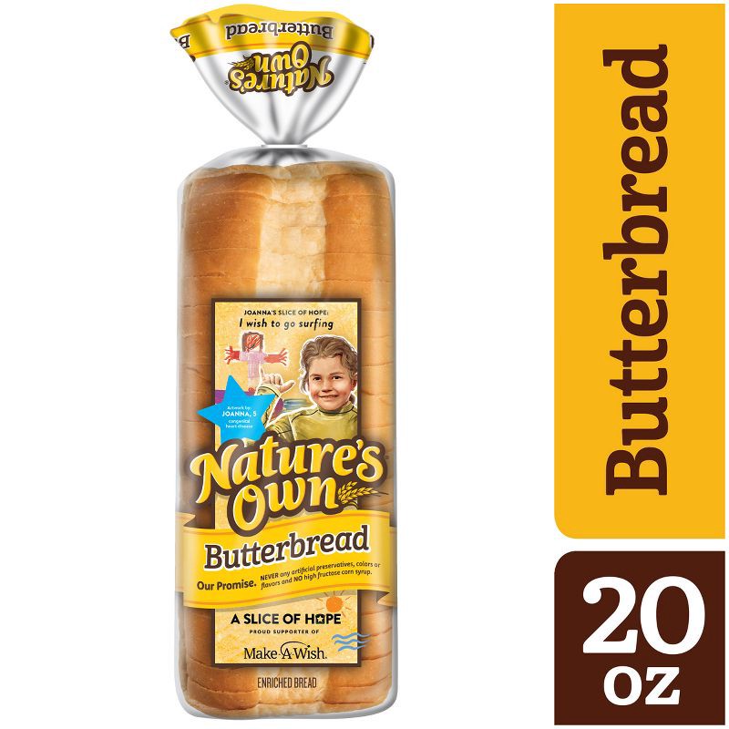 slide 8 of 15, Natures Own Nature's Own Butter Bread - 20oz, 20 oz