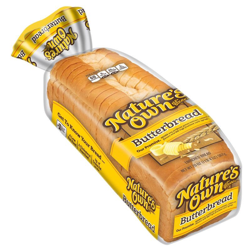 slide 8 of 13, Natures Own Nature's Own Butter Bread - 20oz, 20 oz