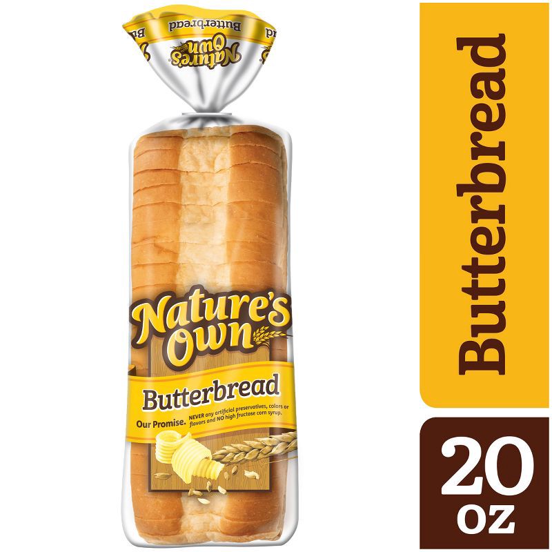slide 9 of 16, Natures Own Nature's Own Butter Bread - 20oz, 20 oz