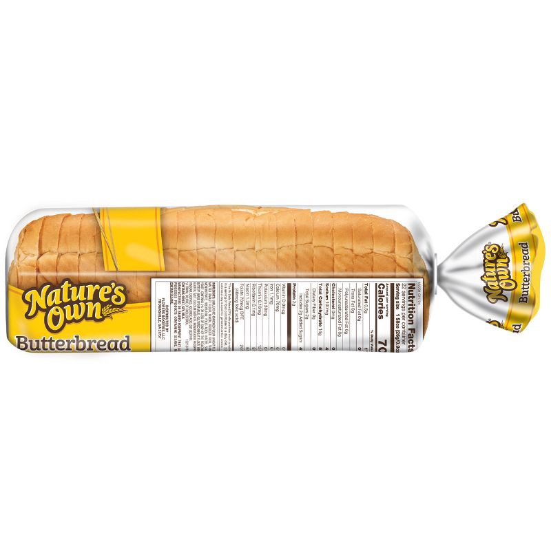 slide 11 of 16, Nature's Own Butter Bread - 20oz, 20 oz