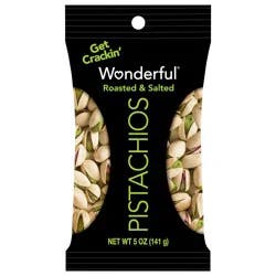 Wonderful Pistachios, In Shell Roasted & Salted Nuts, 5 Ounce Bag