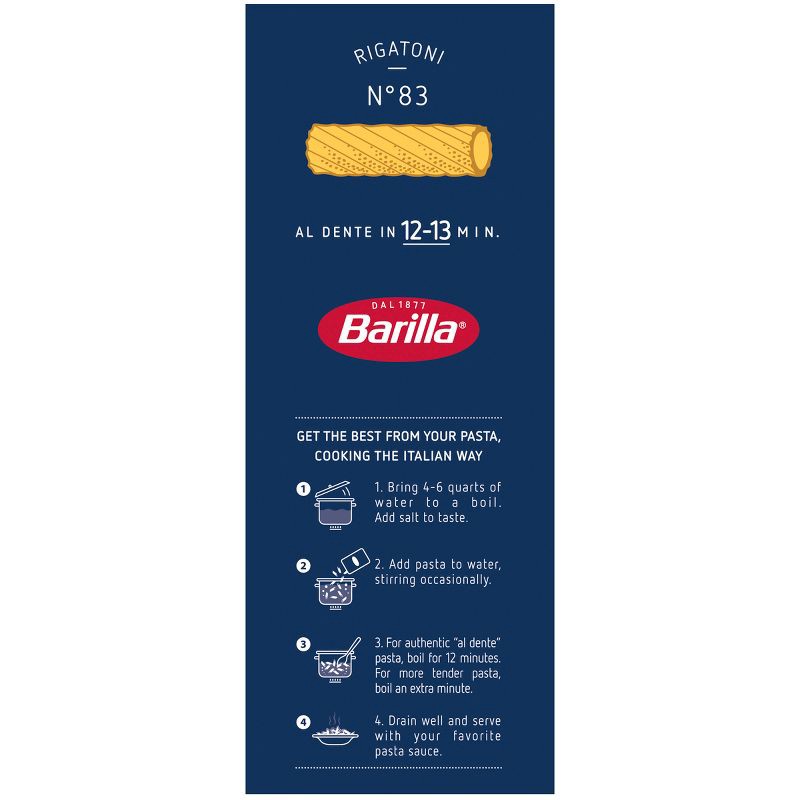 slide 8 of 9, Barilla Rigatoni Pasta - 16oz, 16 oz