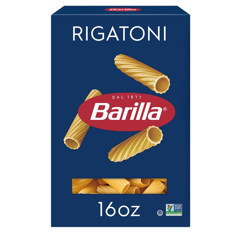 slide 1 of 9, Barilla Rigatoni Pasta - 16oz, 16 oz