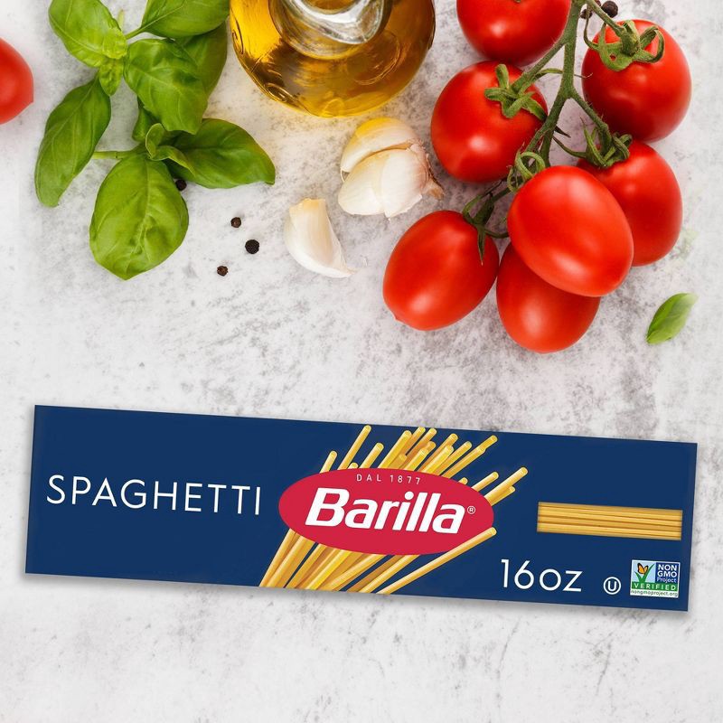 slide 3 of 8, Barilla Spaghetti Pasta - 16oz, 16 oz