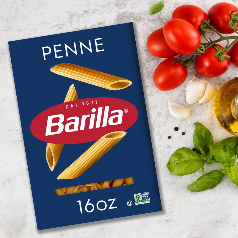 slide 3 of 8, Barilla Penne Pasta - 16oz, 16 oz