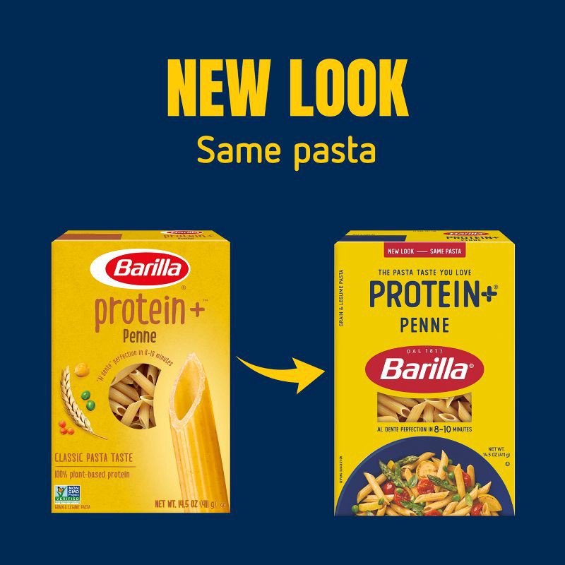 slide 2 of 6, Barilla ProteinPLUS Multigrain Penne Pasta - 14.5oz, 14.5 oz