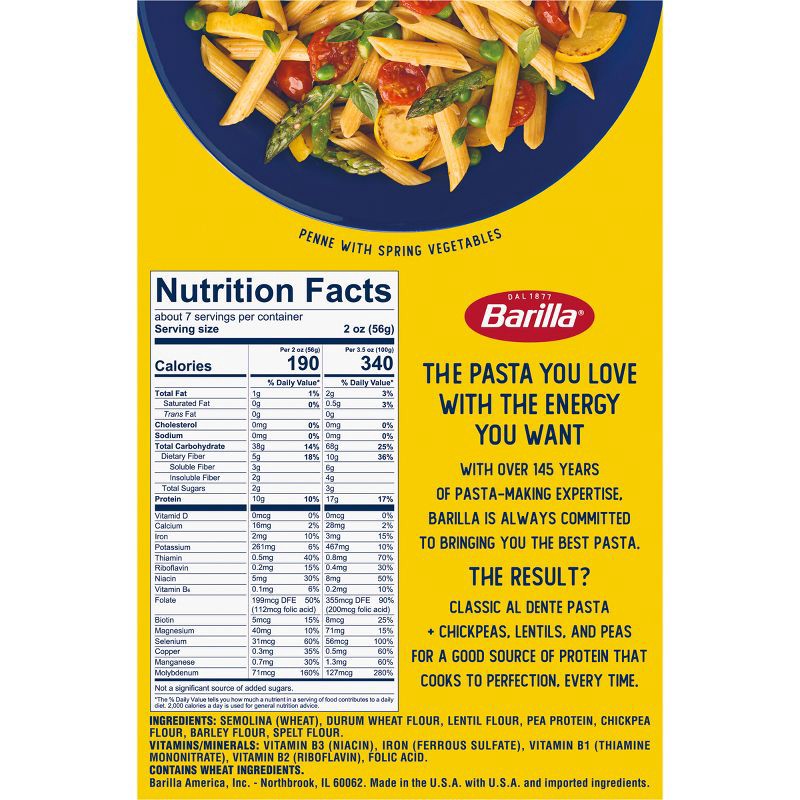 slide 6 of 6, Barilla ProteinPLUS Multigrain Penne Pasta - 14.5oz, 14.5 oz