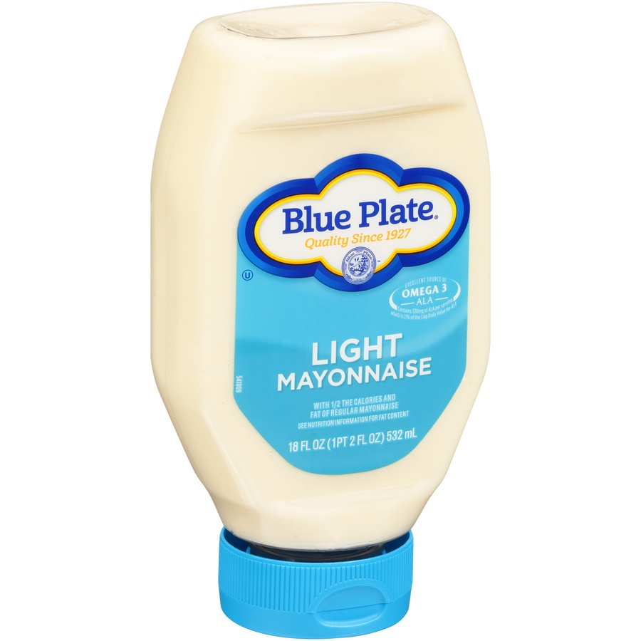 slide 8 of 8, Blue Plate Light Mayonnaise, 18 oz