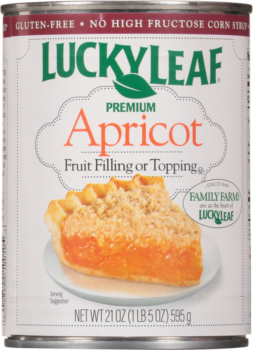 slide 12 of 13, Lucky Leaf Premium Apricot Fruit Filling 21 oz., 21 oz