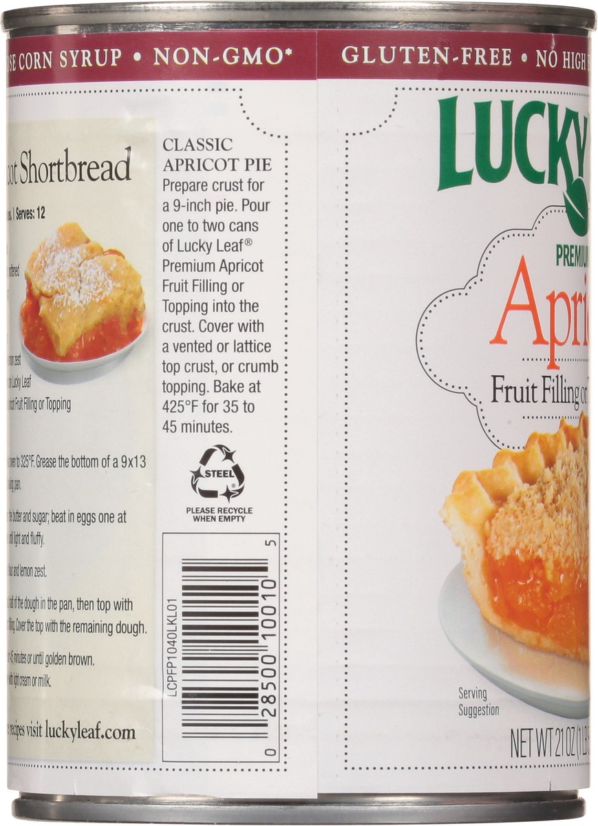 slide 13 of 13, Lucky Leaf Premium Apricot Fruit Filling 21 oz., 21 oz