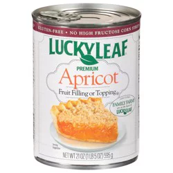 Lucky Leaf Premium Apricot Fruit Filling 21 oz