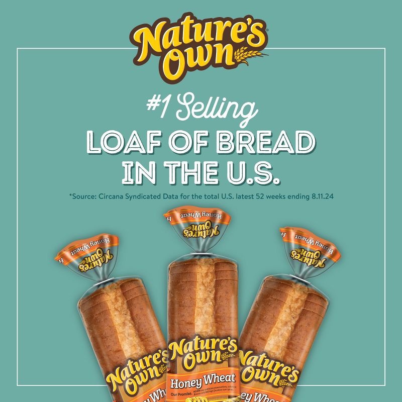 slide 2 of 9, Natures Own Nature's Own Honey Wheat Bread - 20oz, 20 oz