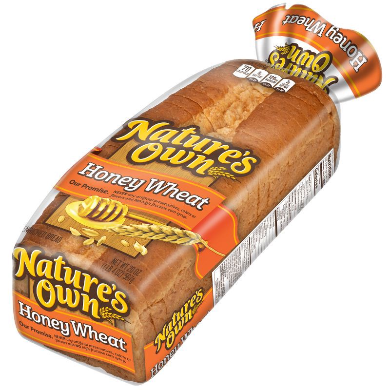 slide 14 of 16, Nature's Own Honey Wheat Bread - 20oz, 20 oz