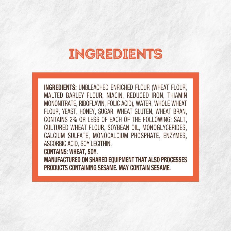 slide 6 of 16, Nature's Own Honey Wheat Bread - 20oz, 20 oz