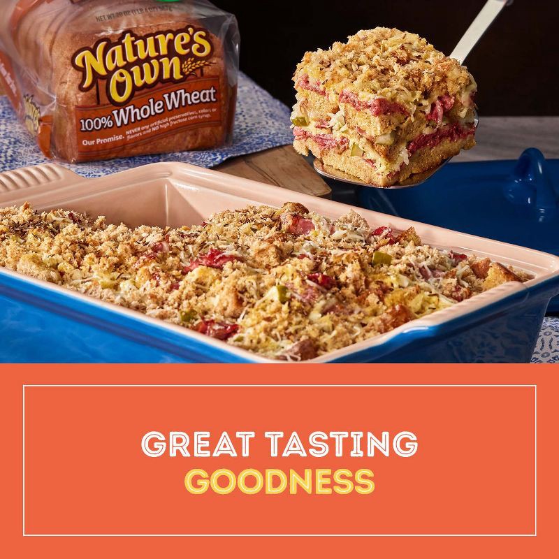 slide 3 of 16, Nature's Own 100% Whole Wheat Bread - 20oz, 20 oz