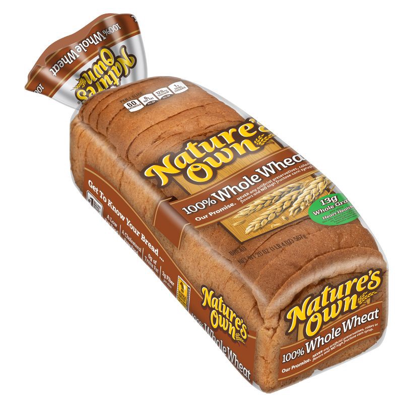 slide 13 of 16, Nature's Own 100% Whole Wheat Bread - 20oz, 20 oz