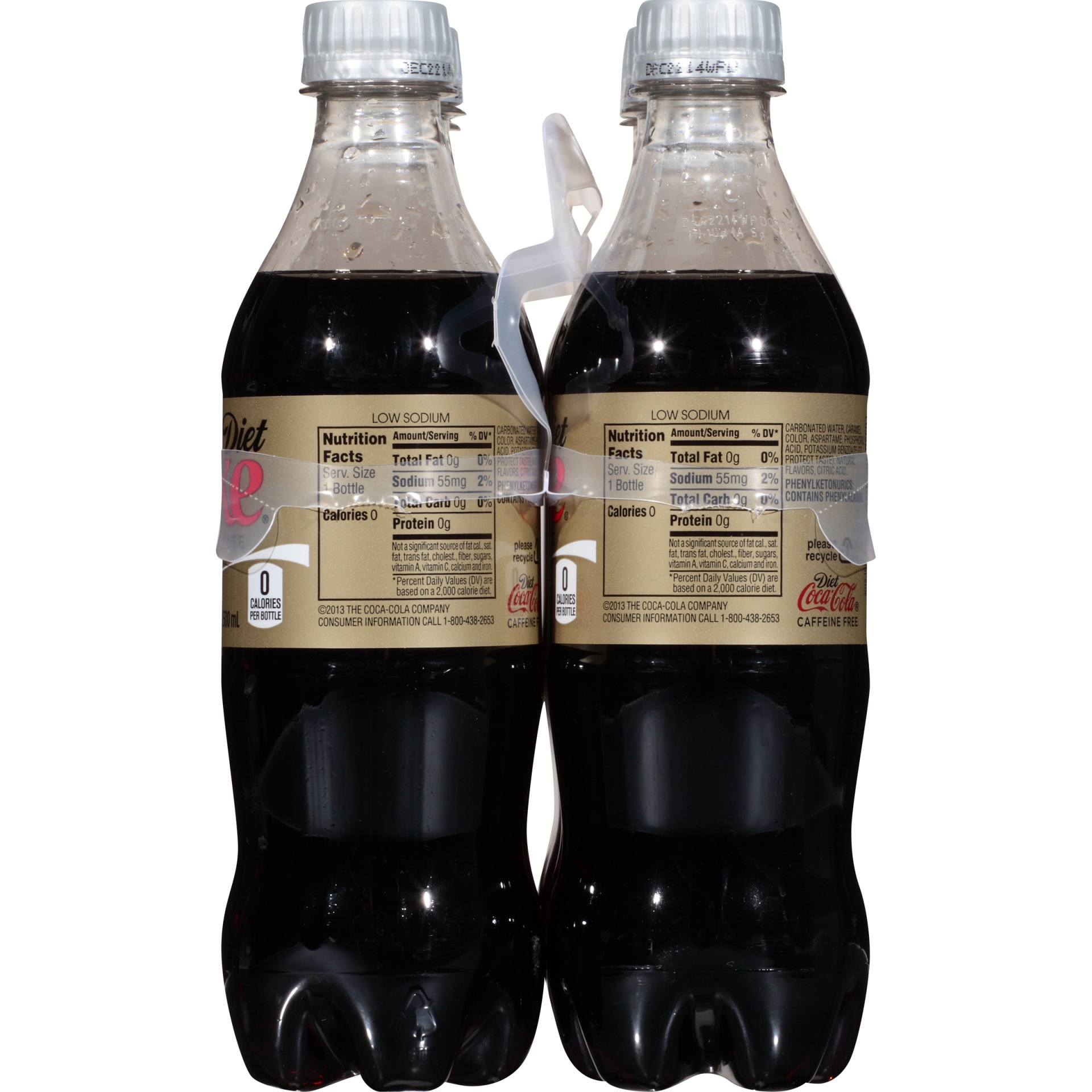 slide 6 of 9, Diet Coke Caffeine Free Soda Soft Drink, 16.9 fl oz, 6 Pack, 6 ct; 16.9 oz