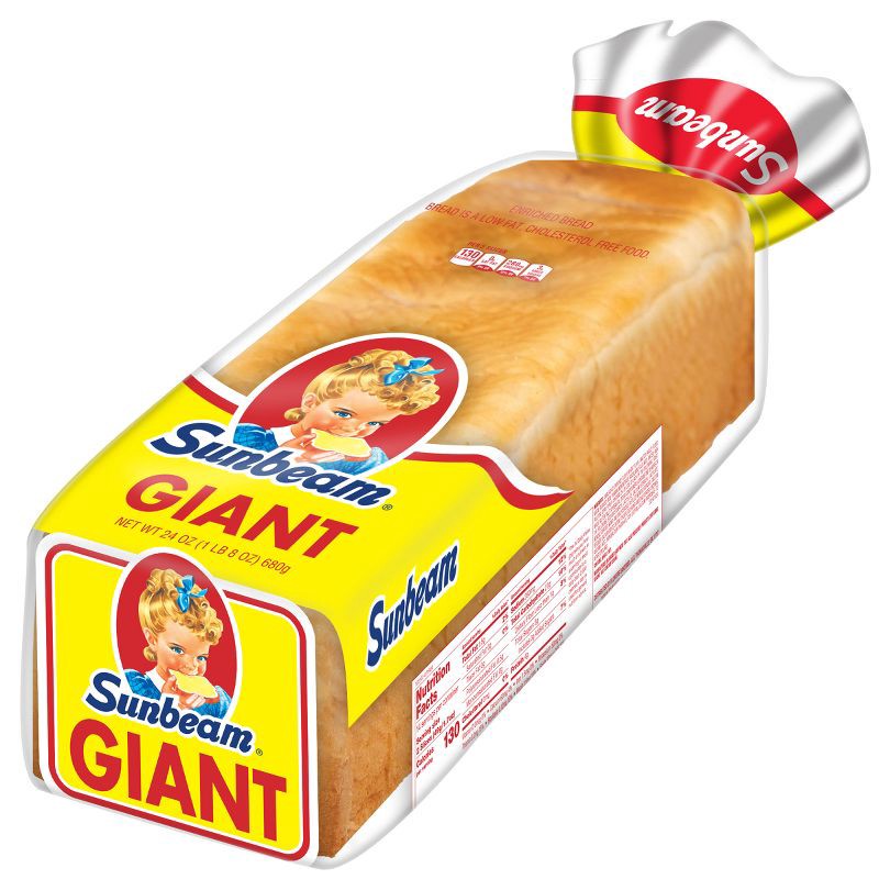 slide 13 of 15, Sunbeam Giant Sandwich Bread - 24oz, 24 oz