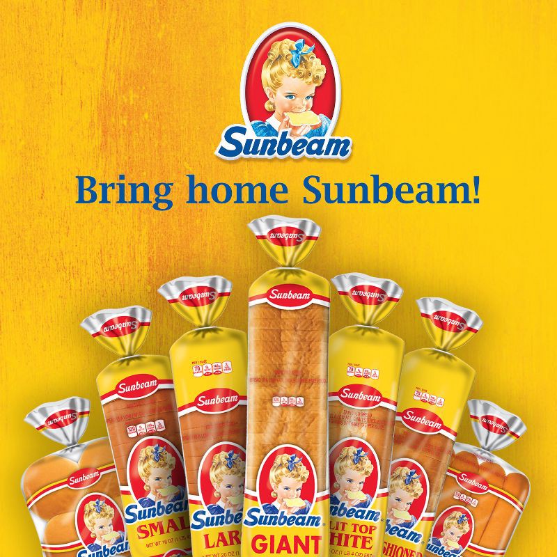 slide 7 of 15, Sunbeam Giant Sandwich Bread - 24oz, 24 oz