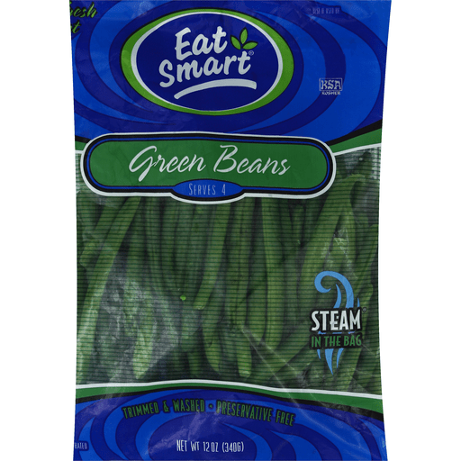 slide 3 of 3, Eat Smart Trimmed Green Beans, per lb