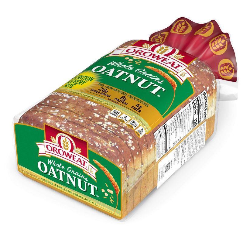 slide 2 of 14, Oroweat Oatnut Bread - 24oz, 24 oz