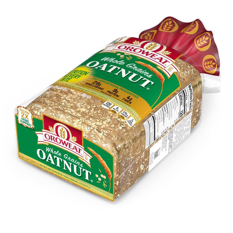 slide 11 of 14, Oroweat Oatnut Bread - 24oz, 24 oz