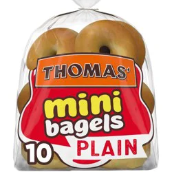Thomas' Plain Mini Bagels - 15oz/10ct