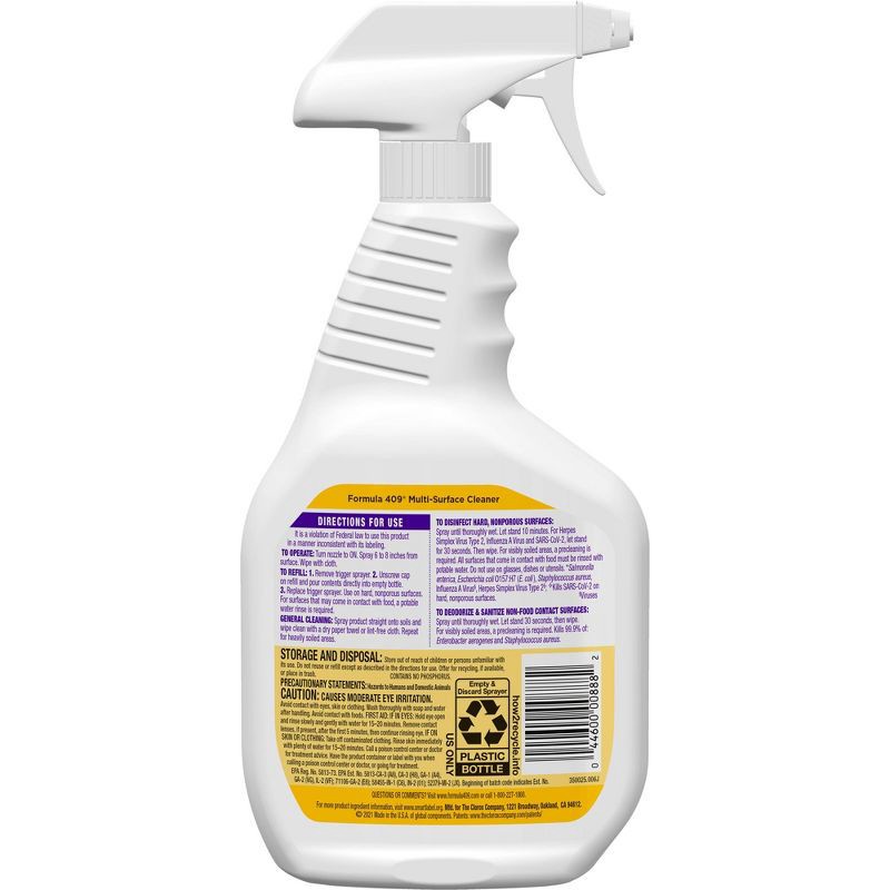 slide 2 of 8, Formula 409 Lemon Multi-Surface Cleaner Spray Bottle - 32oz, 32 oz