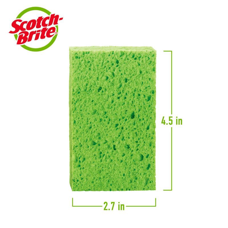 slide 4 of 12, Scotch-Brite Multi-Purpose Sponges - 4pk, 4 ct