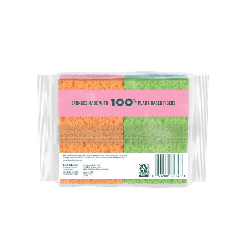 slide 12 of 12, Scotch-Brite Multi-Purpose Sponges - 4pk, 4 ct