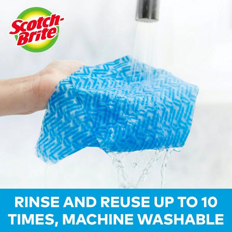 slide 3 of 10, Scotch-Brite Reusable Wipes - 5ct, 5 ct