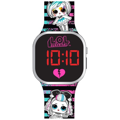 slide 1 of 1, children's licensed flashing LCD and LED watch, L.O.L. Surprise!™, each