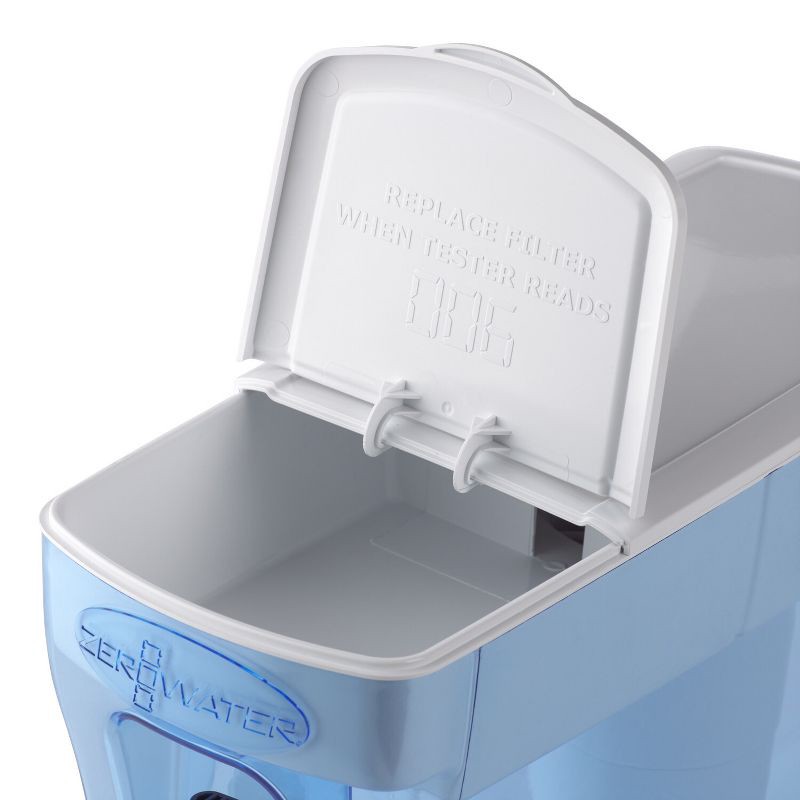 slide 8 of 12, ZeroWater 30 Cup Ready-Pour Water Filtering Dispenser with Free Water Quality Meter: BPA-Free, Removes Lead & Mercury, 1 ct