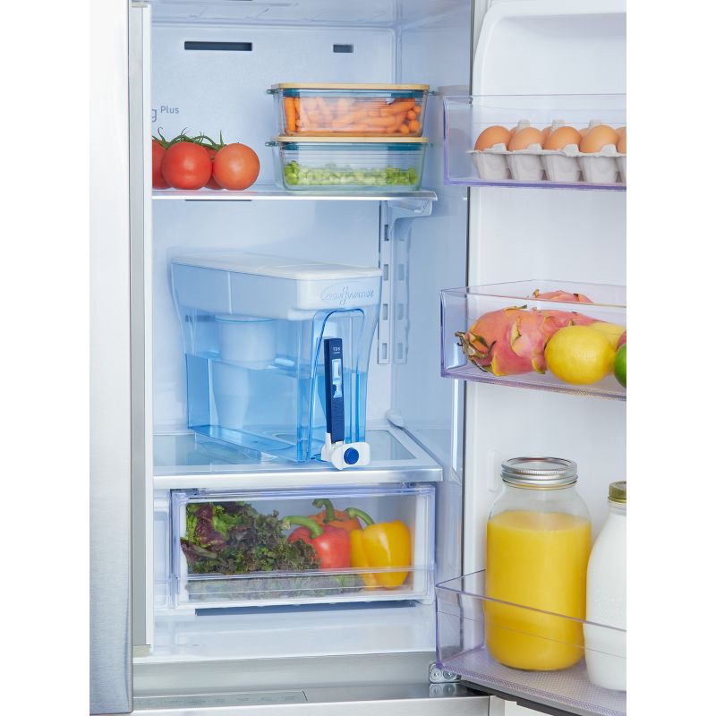 slide 11 of 12, ZeroWater 30 Cup Ready-Pour Water Filtering Dispenser with Free Water Quality Meter: BPA-Free, Removes Lead & Mercury, 1 ct