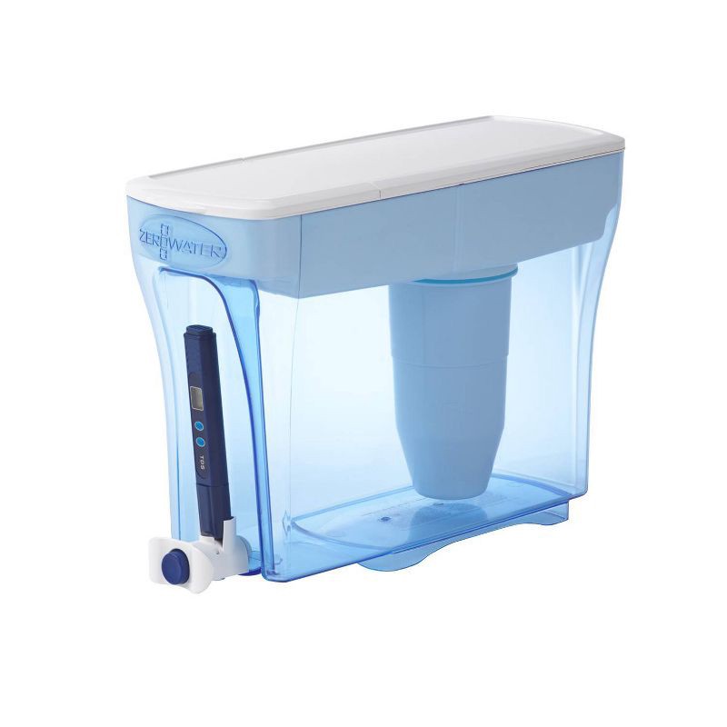 slide 1 of 1, ZeroWater 30 Cup Ready-Pour Water Filtering Dispenser with Free Water Quality Meter, 1 ct