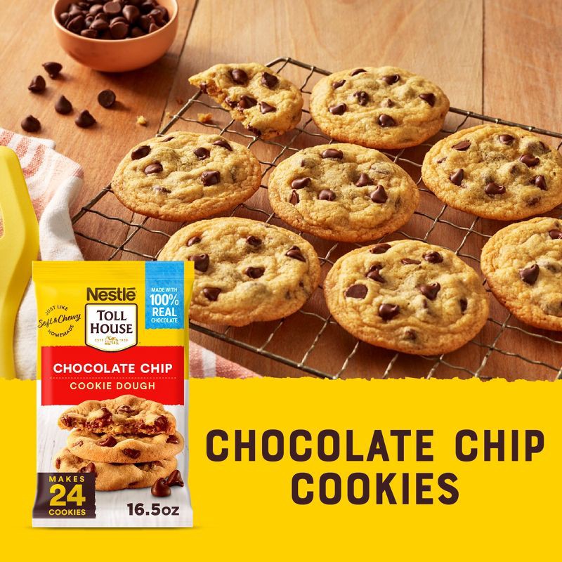 slide 5 of 7, Nestle Toll House Chocolate Chip Cookie Dough - 16.5oz, 16.5 oz