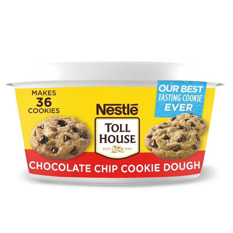 slide 1 of 14, Nestle Toll House Scoop & Bake Chocolate Chip Cookie Dough Tub - 36oz, 36 oz