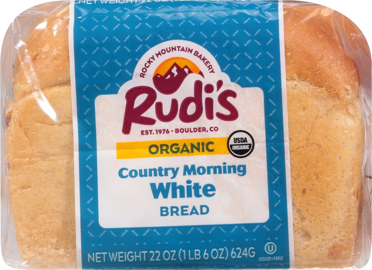 slide 7 of 9, Rudi's Country Morning Organic Country Morning White Bread 22 oz, 22 oz