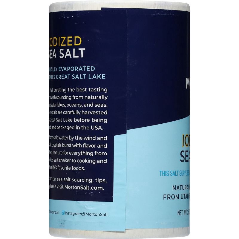 slide 8 of 9, Morton Iodized Sea Salt - 26oz, 26 oz