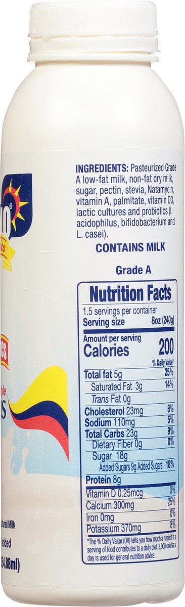 slide 5 of 9, El Latino Kumis Colombian Style Sweetened Cultured Milk 12 fl oz, 12 fl oz