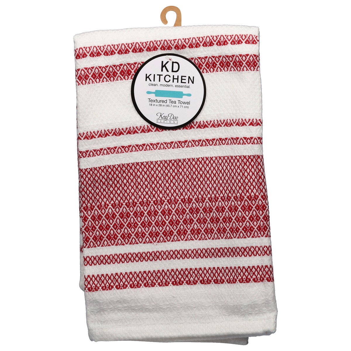 slide 5 of 11, Kay Dee Red Tea Towel Samba, 1 ct