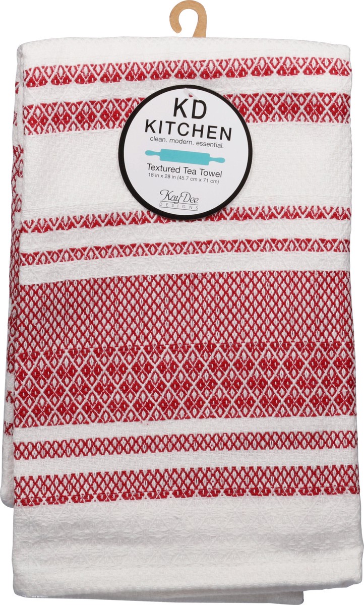 slide 10 of 11, Kay Dee Red Tea Towel Samba, 1 ct