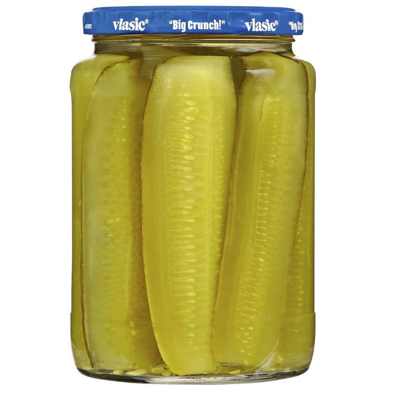 slide 4 of 4, Vlasic Kosher Dill Pickle Spears - 24 fl oz, 24 fl oz