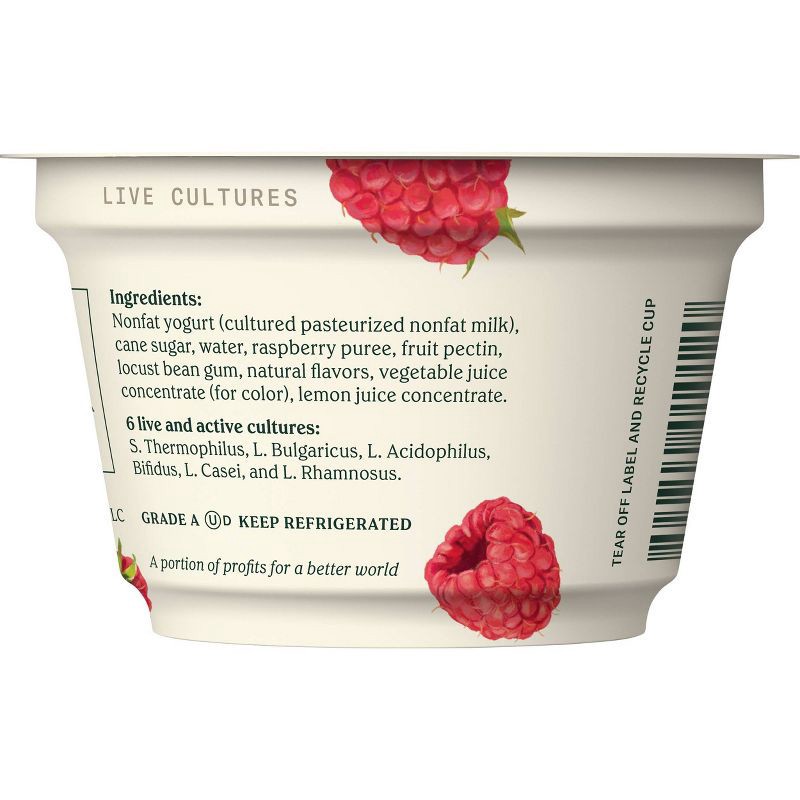 slide 5 of 7, Chobani Raspberry on the Bottom Nonfat Greek Yogurt - 5.3oz, 5.3 oz